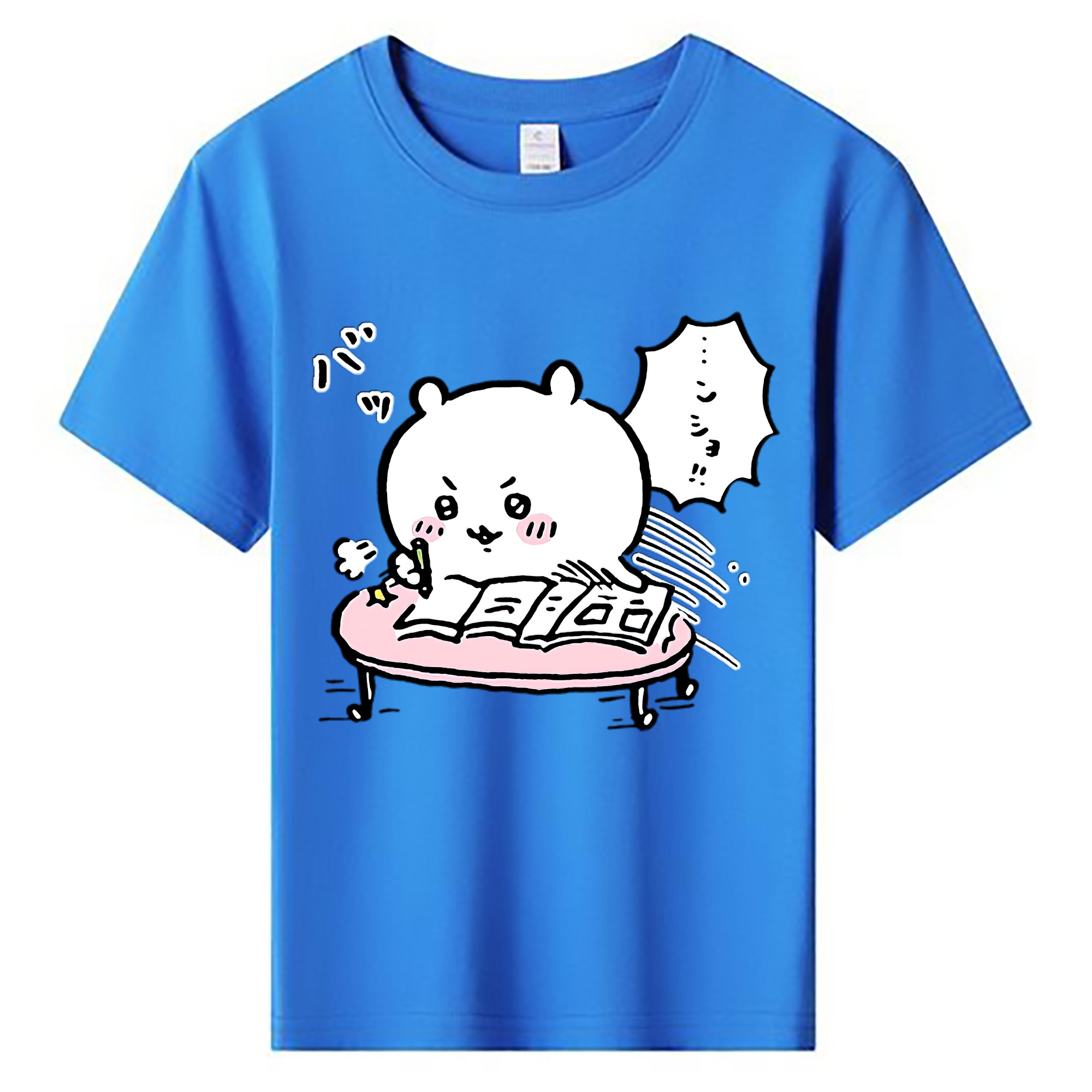 （画像用） ちいかわ ちいかわ Chii-kawa chiikawa 綿100％キッズTシャツ（フロントプリント）